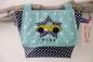Preview: wasserfeste Lenkertasche mit Klappe Auto mit Wunschname
