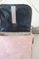 Preview: wasserfeste Lenkertasche mit Klappe Einhorn mit Wunschname rosa dunkelblau