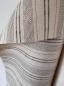 Preview: Au Maison beschichtetes Leinenmix Leinen & Viskose mit Acrylbeschichtung in Woven-Natural/Grey Natur Graue Streifen