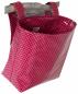 Preview: Lenkertasche beschichtete Baumwolle wasserfest Au Maison cherry dots kirschrot