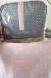 Preview: wasserfeste rosa Lenkertasche mit Pferd oder Einhorn mit Wunschname