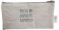 Preview: Au Maison Leinen Leinenstoff ACRYL BESCHICHTET Light Grey Hellgrau