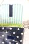Preview: wasserfeste Lenkertasche mit Klappe Bulli mit Wunschname