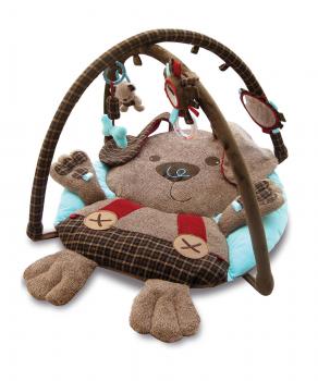 Percy Pup Multi-Activity Krabbeldecke Playgym - Krabbeldecke mit Spielbogen von Little Bird Told Me