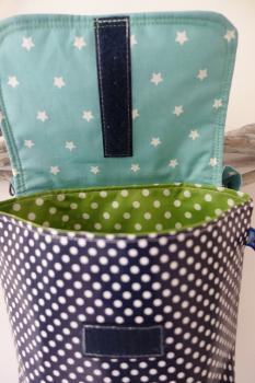 wasserfeste Lenkertasche mit Klappe Auto mit Wunschname