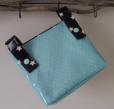 wasserfeste Lenkertasche mit Klappe Flugzeug inkl. Wunschname