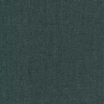 Au Maison Leinen Leinenstoff ACRYL BESCHICHTET Pine Abwischbare Leinen Meterware Tiefes Waldgrün
