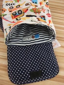 Bagger Kinderrucksack inkl. Wunschname bestickt