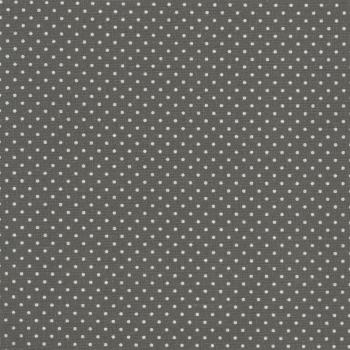 AU Maison Baumwollstoff Dots Fabric Charcoal Pünktchen grau schwarz