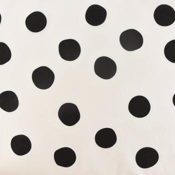 Birch Fabrics Biobaumwolle Pop Dots Black Popeline große schwarze Tupfen
