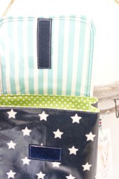 wasserfeste Lenkertasche mit Klappe Bulli mit Wunschname