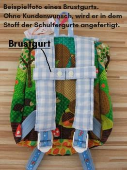 Kinderrucksack inkl. Wunschname, Baggermotiv