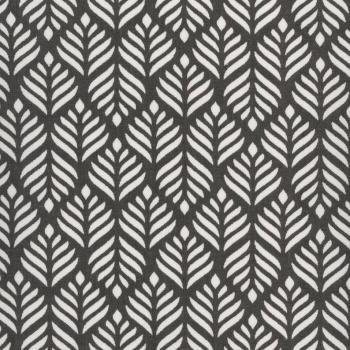 AU MAISON Wachstuch Trigo Almost Black beschichtete Baumwolle