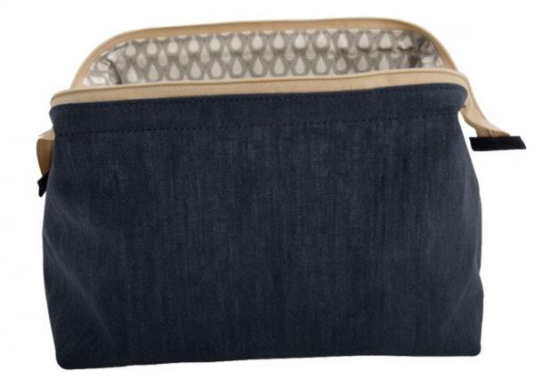 Au Maison Leinen Leinenstoff ACRYLBESCHICHTET Basic Oxford Blue, dunkelblau