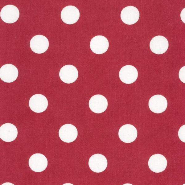 AU MAISON Wachstuch Dots Giant Red Rote Punkte