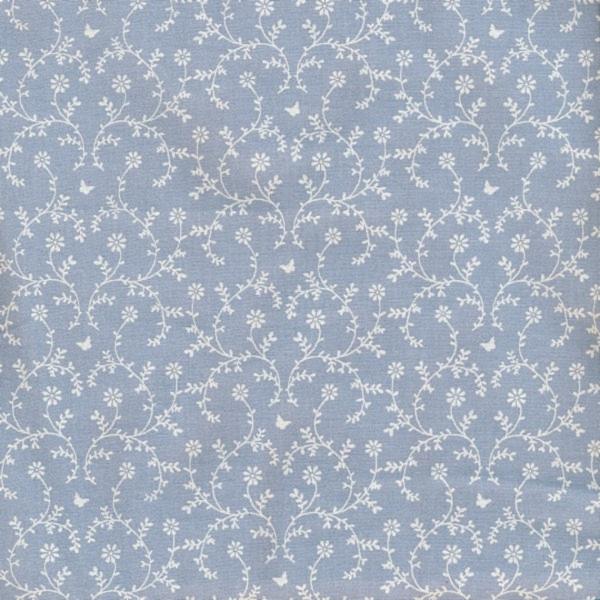 Au Maison Baumwollstoff Claire Blue blau geblümt Blumenstoff