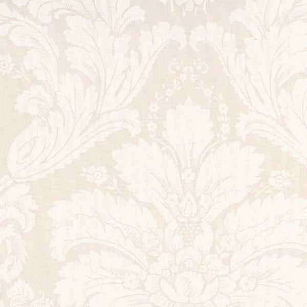 AU MAISON Wachstuch Victorian Baroque Creme beschichtete Baumwolle