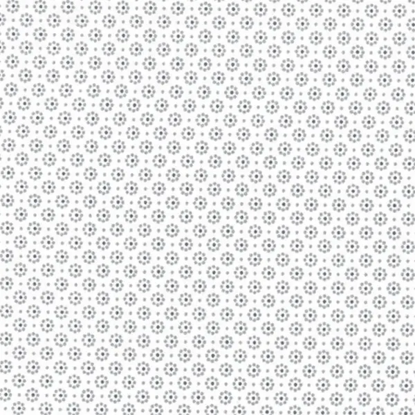 A.U MAISON Wachstuch Belle Fleur Off White Dusty Blue Blumen beschichtete Baumwolle