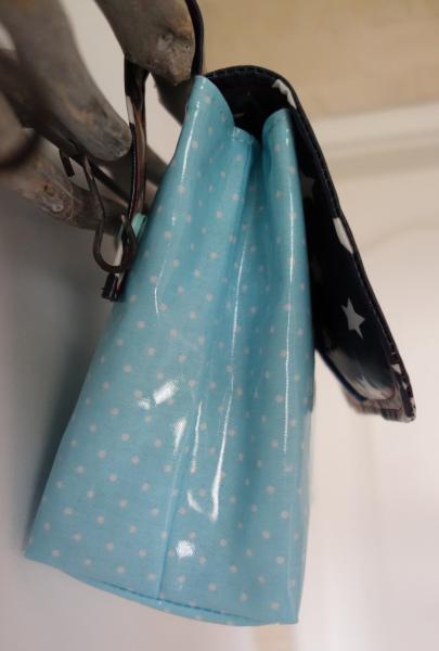 wasserfeste Lenkertasche mit Klappe Flugzeug inkl. Wunschname