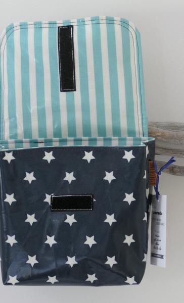 wasserfeste Lenkertasche mit Klappe Motorrad inkl. Wunschname
