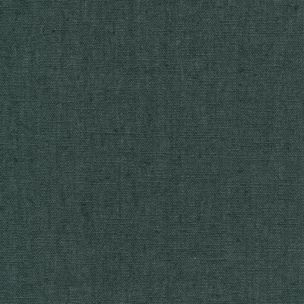 Au Maison Leinen Leinenstoff ACRYL BESCHICHTET Pine Abwischbare Leinen Meterware Tiefes Waldgrün