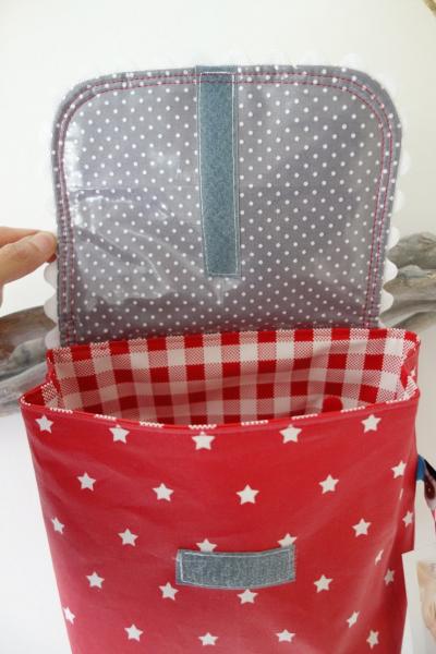 wasserfeste Lenkertasche mit Klappe Pferd mit Wunschname