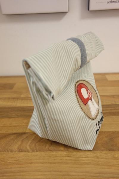 Lunchbag Frühstückstüte Brottasche Fliegenpilz inkl. Wunschname