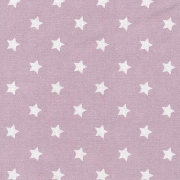 Au Maison Wachstuch Star Big Light Purple hell lila Sterne beschichtete Baumwolle