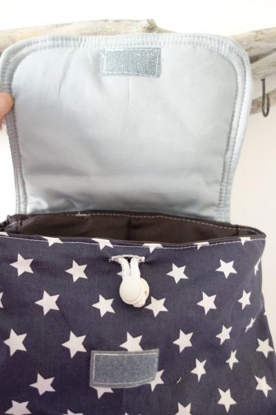 Kinderrucksack mit Wunschname, Mustermix, Stern