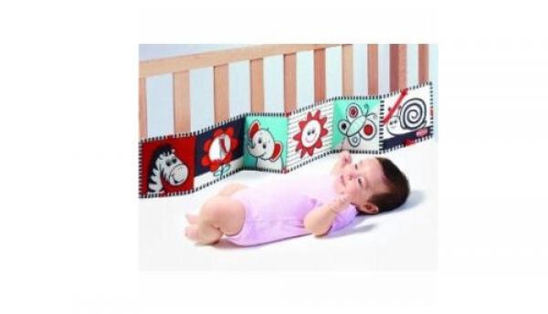 Jumbo Spiele T00016 Tiny Love Doppelseitiges Buch für Babies fördert Wahrnehmung