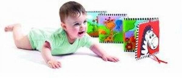 Jumbo Spiele T00016 Tiny Love Doppelseitiges Buch für Babies fördert Wahrnehmung