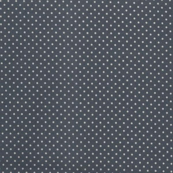 AU Maison Baumwollstoff Dots Midnight Blue Dunkelblau Pünktchen