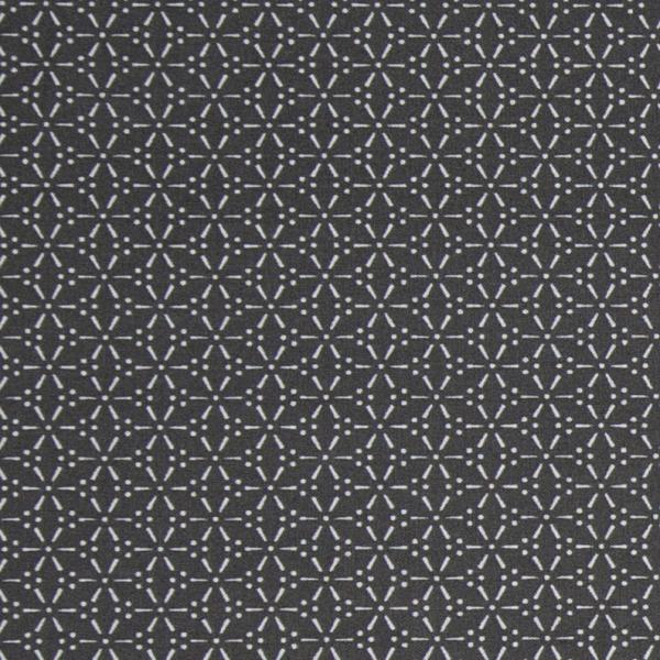 AU Maison Baumwollstoff Sakura Almost Black schwarz
