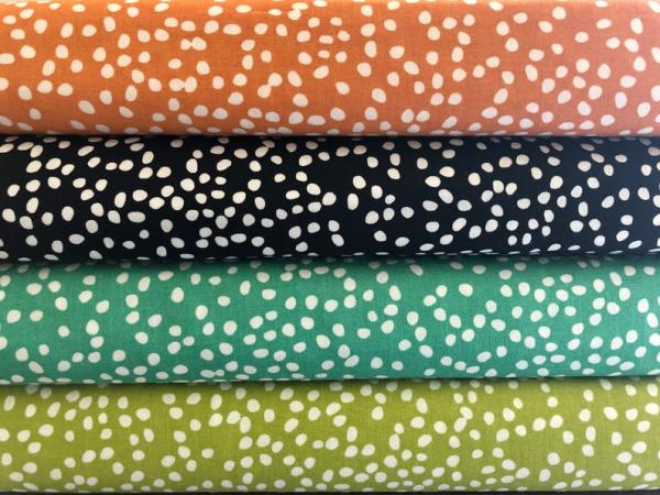 Birch Fabrics Biobaumwolle Mod Basics Firefly Dots Punkte, verschiedene Farben wählbar