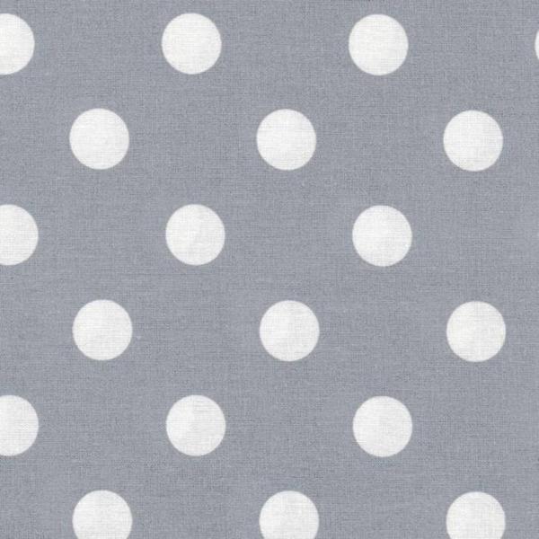 AU MAISON Wachstuch Dots Giant Dusty Blue Punkte