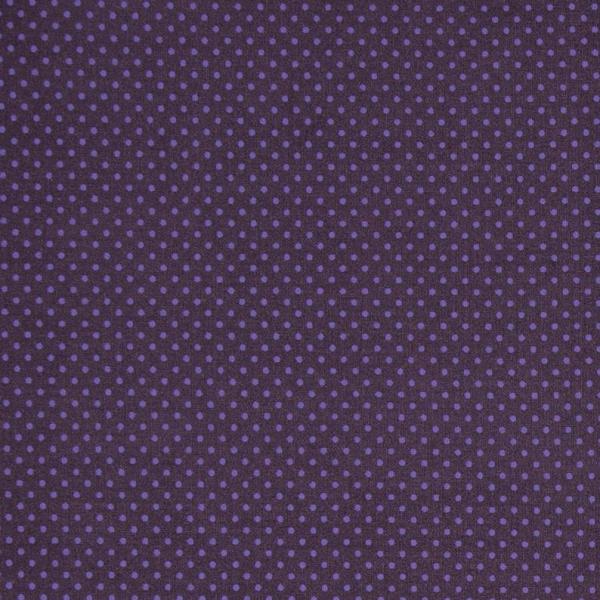 AU MAISON Wachstuch Dots Plum Purple lila beschichtete Baumwolle