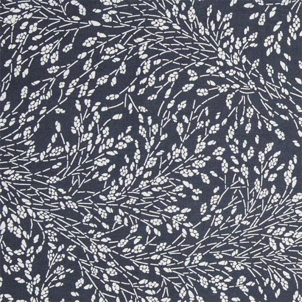 Au Maison Wachstuch Meadows Midnight Blue Wiese dunkelblau beschichtete Baumwolle