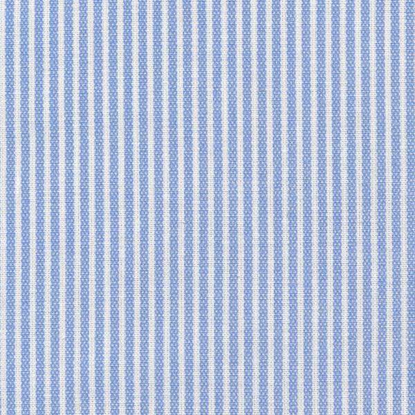 AU MAISON Wachstuch Stripe French Blue, blaue schmale Streifen, beschichtete Baumwolle